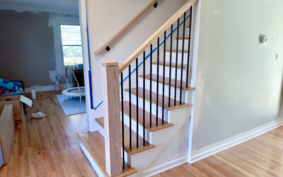 Modern Stair Railing and Handrail Installation